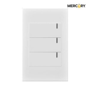 Interruptor triple conmutable premium white