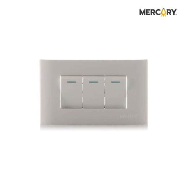 Interruptor triple conmutable premium white - Imagen 2